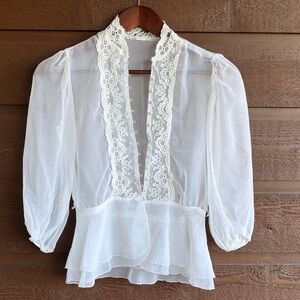 Beautiful Vintage sheer blouse